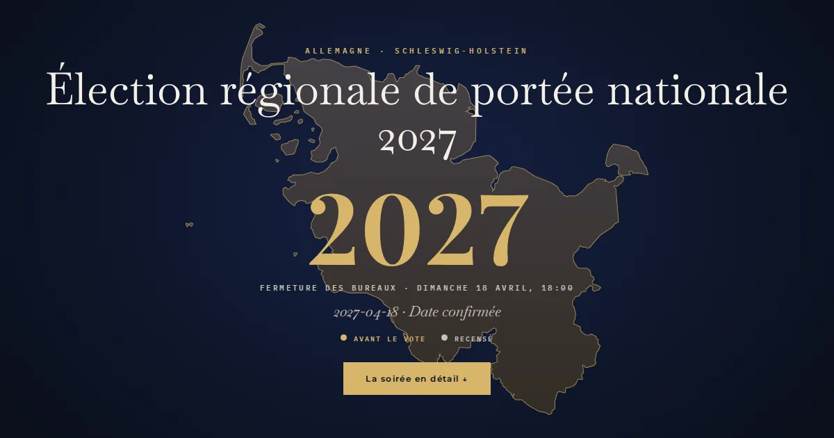 Allemagne · Élection régionale de portée nationale