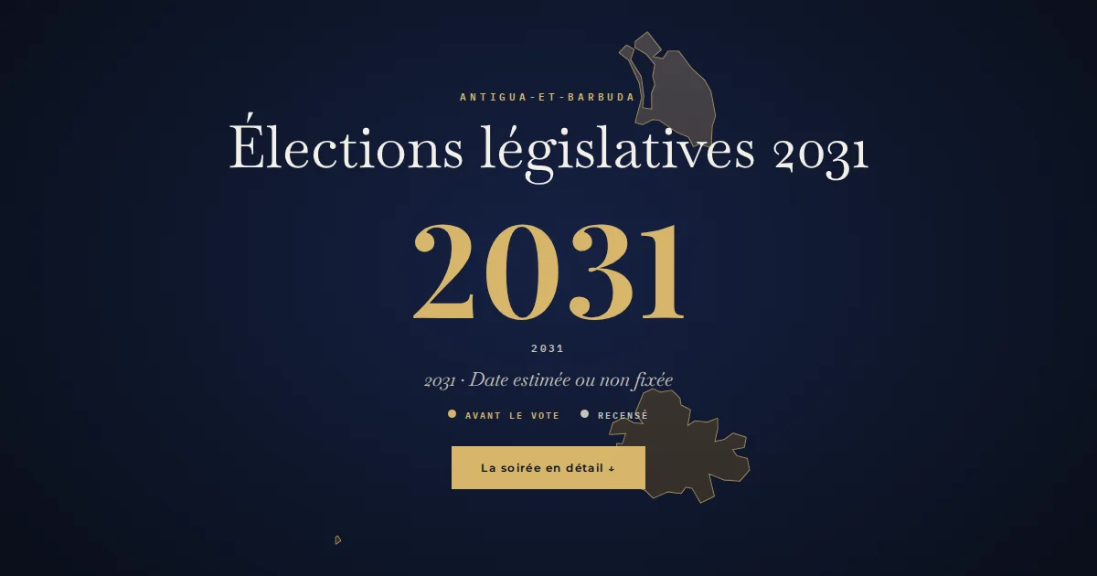Antigua-et-Barbuda · Élections législatives