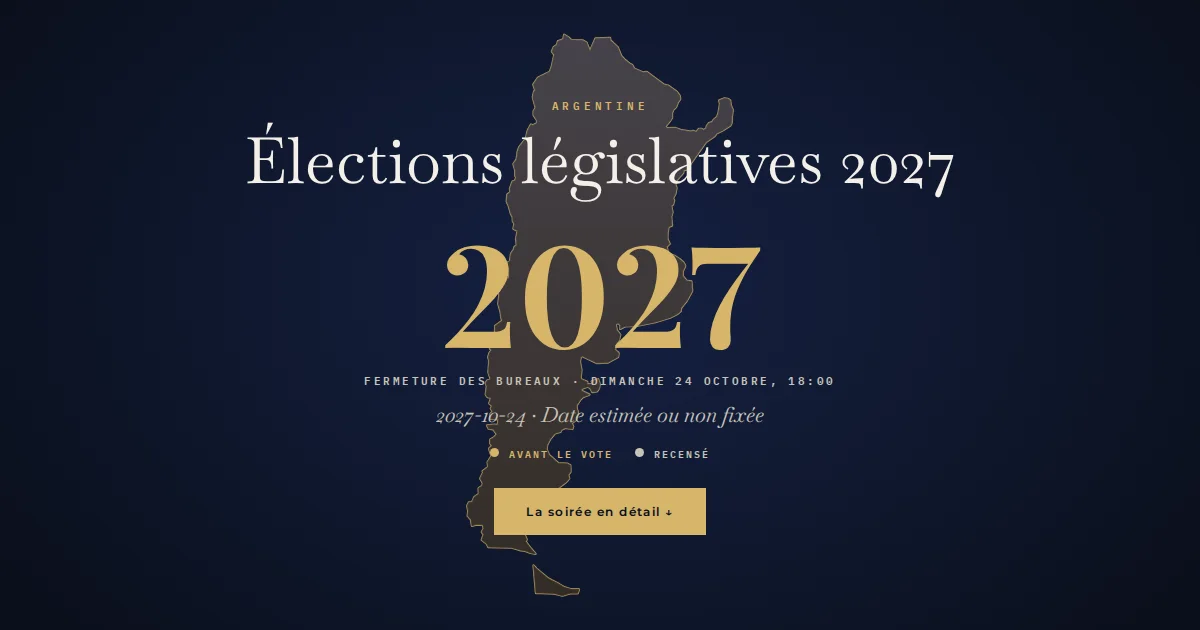 Argentine · Élections législatives
