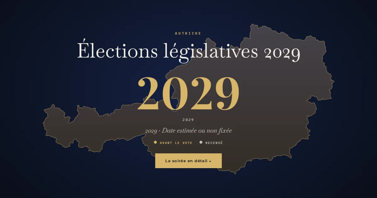 Autriche · Élections législatives