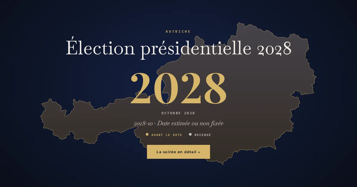 Autriche · Élection présidentielle
