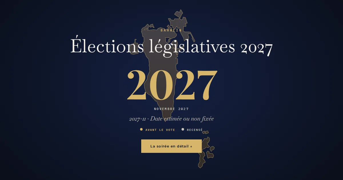 Bahreïn · Élections législatives