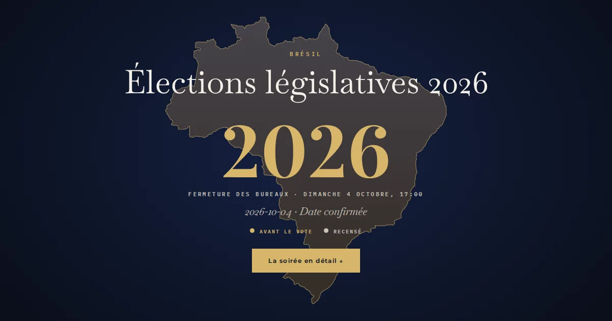 Brésil · Élections législatives