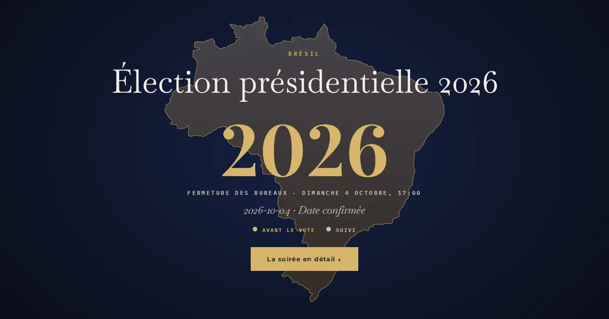 Brésil · Élection présidentielle