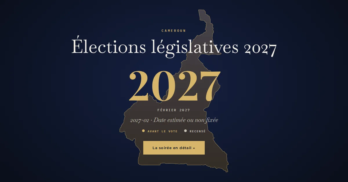 Cameroun · Élections législatives