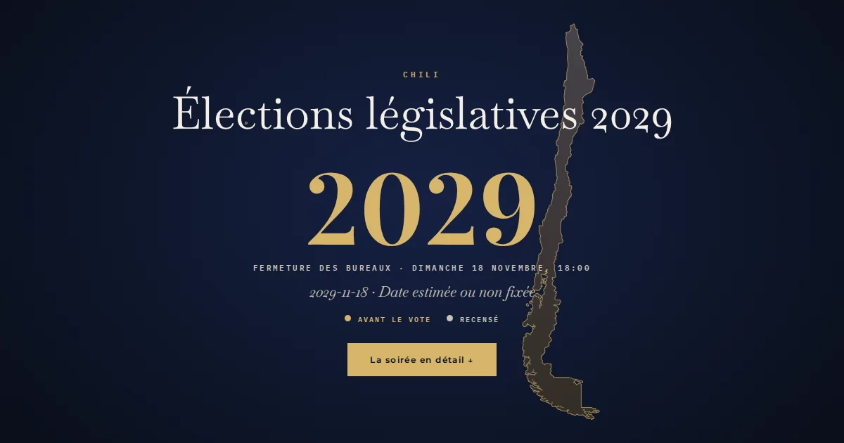 Chili · Élections législatives