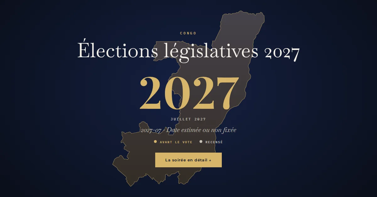 Congo · Élections législatives