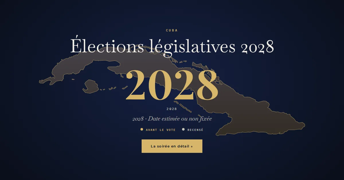 Cuba · Élections législatives