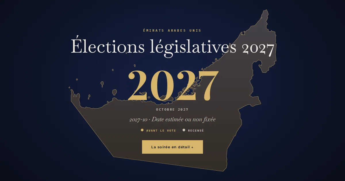 Émirats arabes unis · Élections législatives