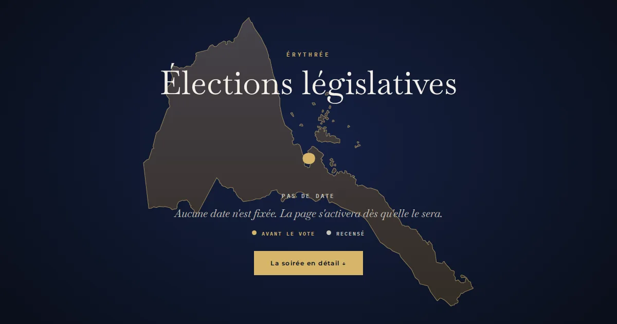 Érythrée · Élections législatives