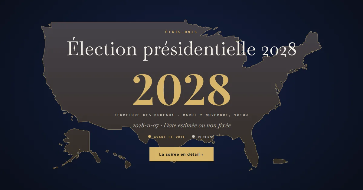 États-Unis · Élection présidentielle