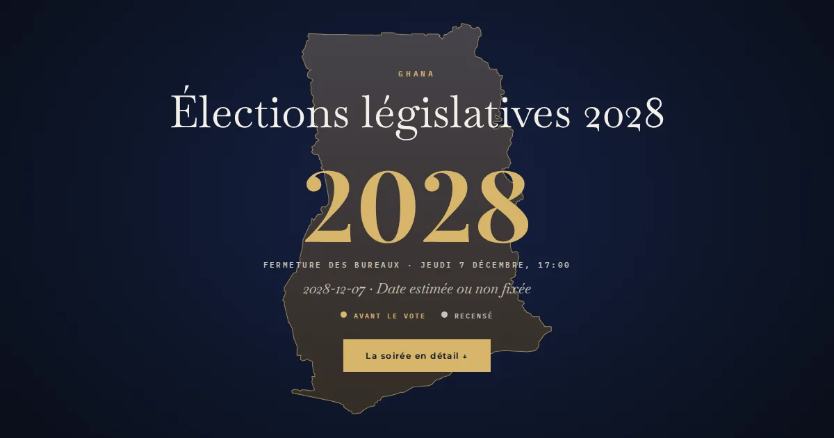 Ghana · Élections législatives
