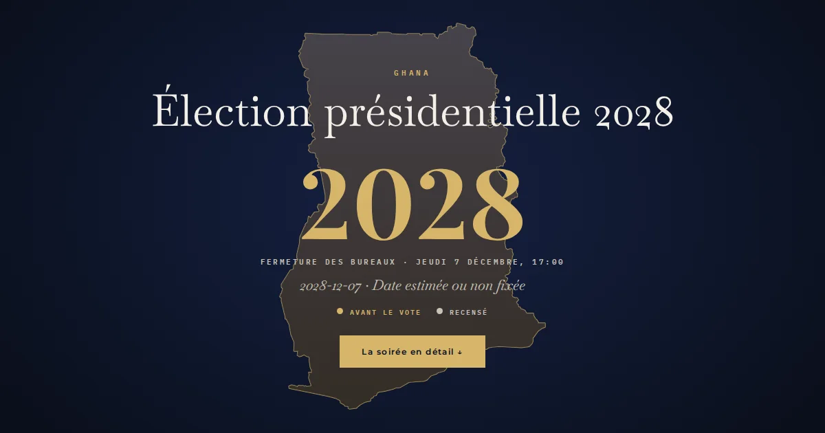 Ghana · Élection présidentielle