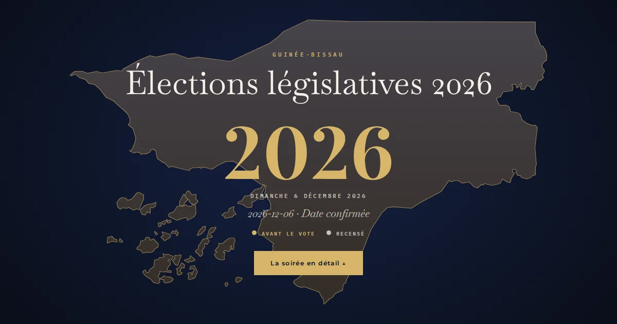 Guinée-Bissau · Élections législatives