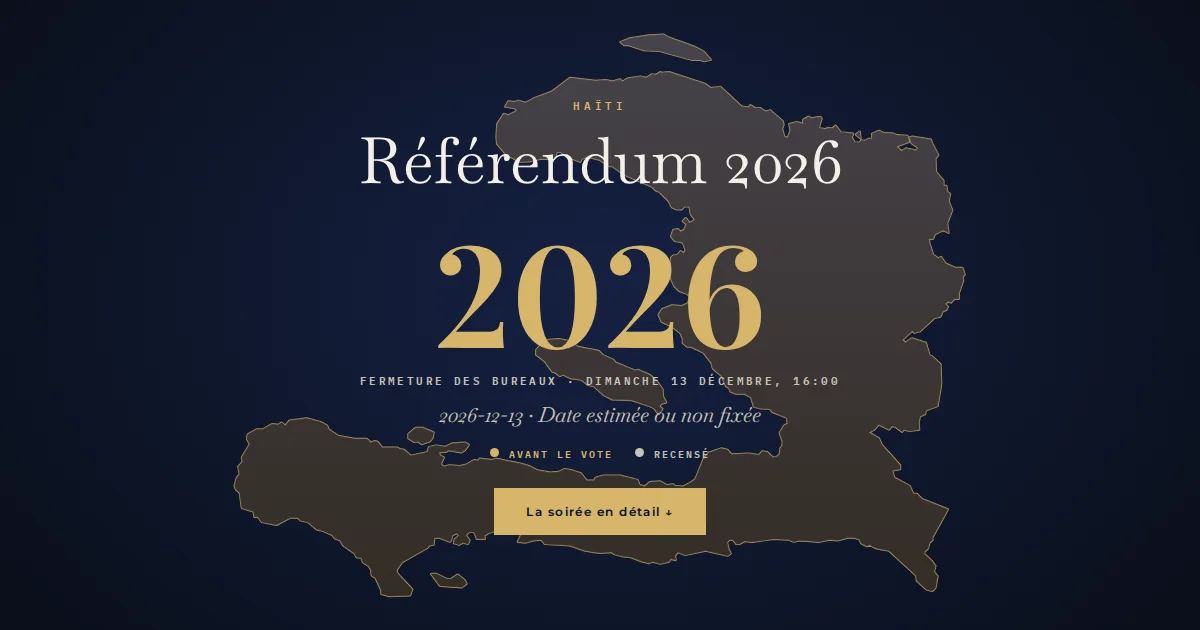 Haïti · Référendum