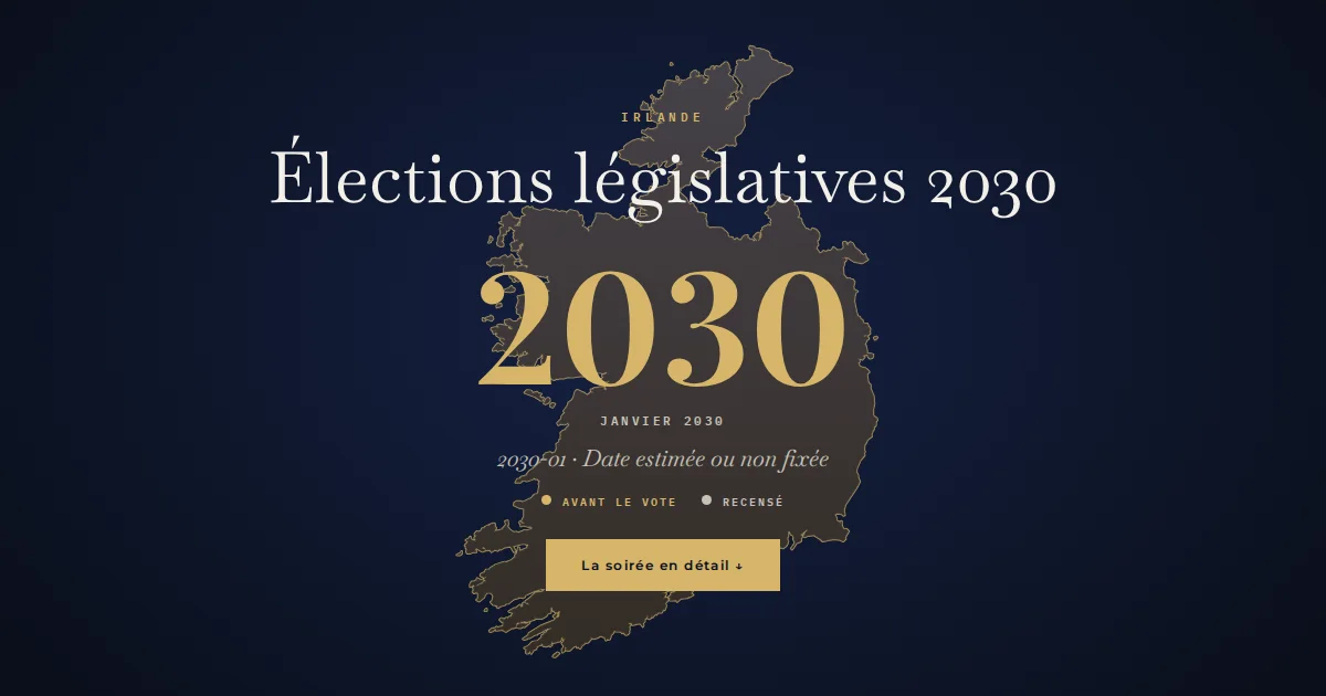 Irlande · Élections législatives