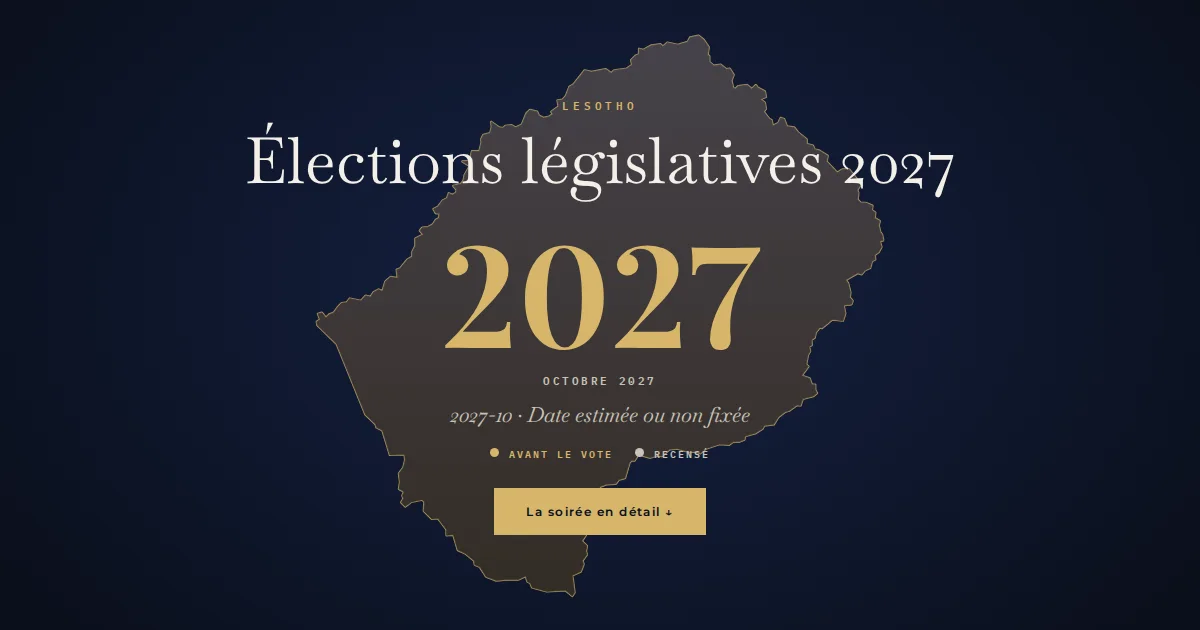 Lesotho · Élections législatives