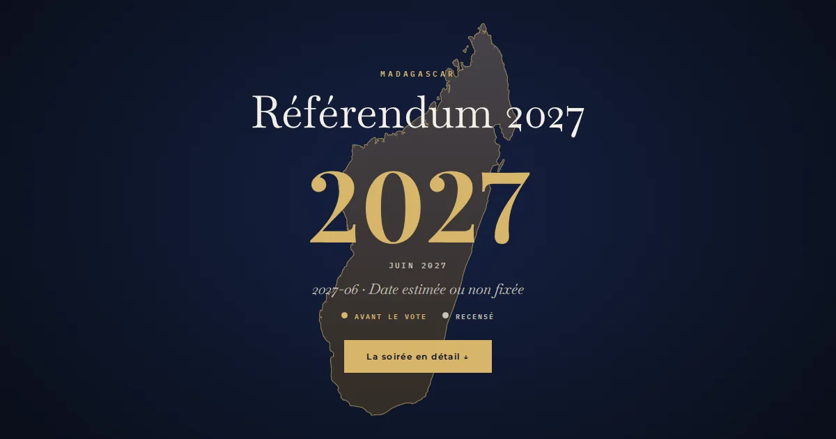 Madagascar · Référendum