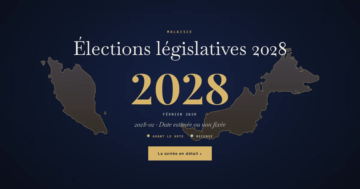Malaisie · Élections législatives