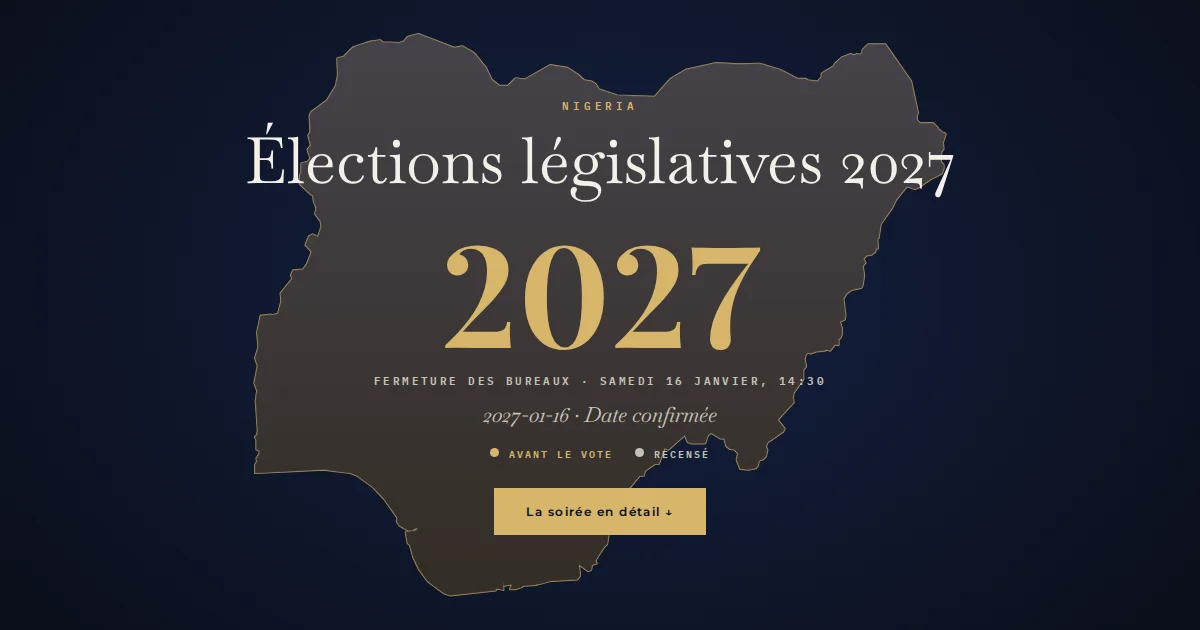 Nigeria · Élections législatives