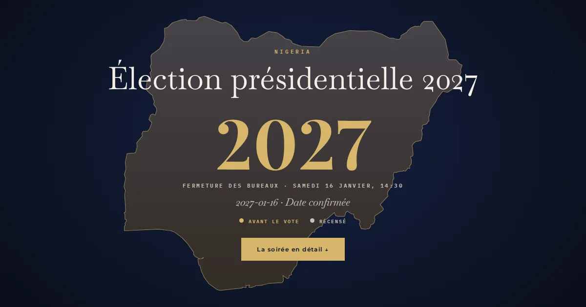 Nigeria · Élection présidentielle