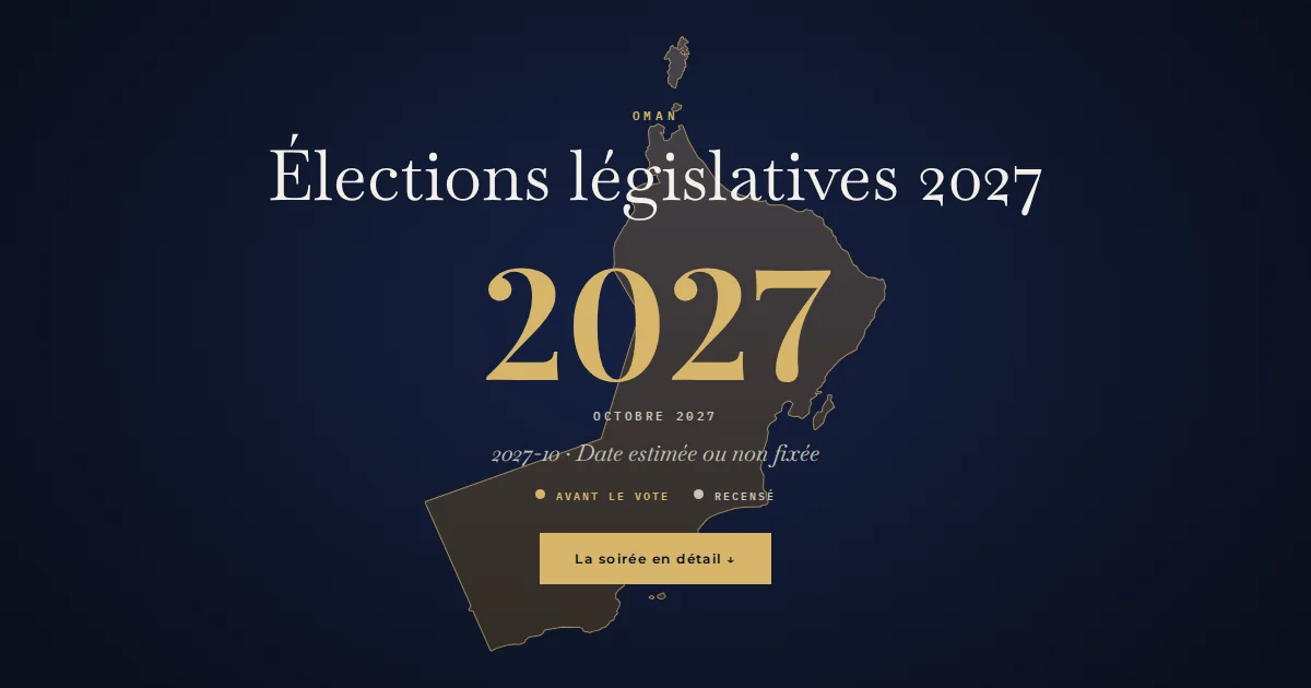 Oman · Élections législatives