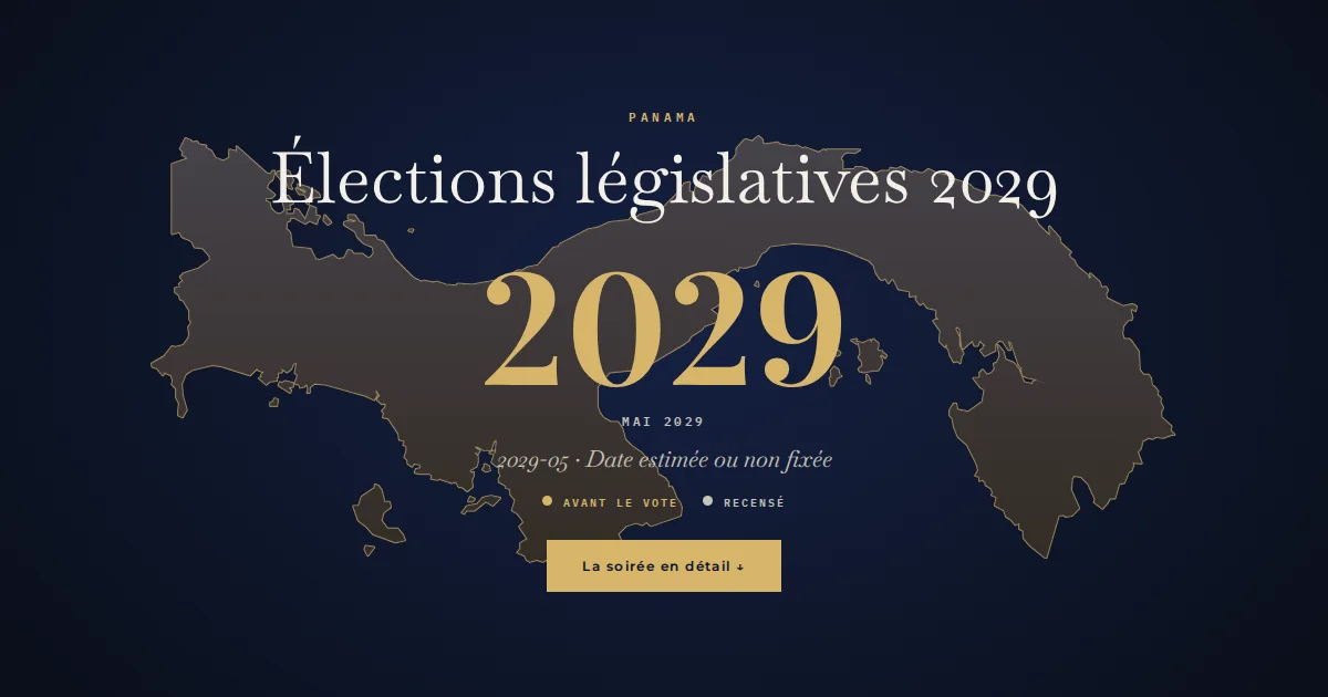 Panama · Élections législatives