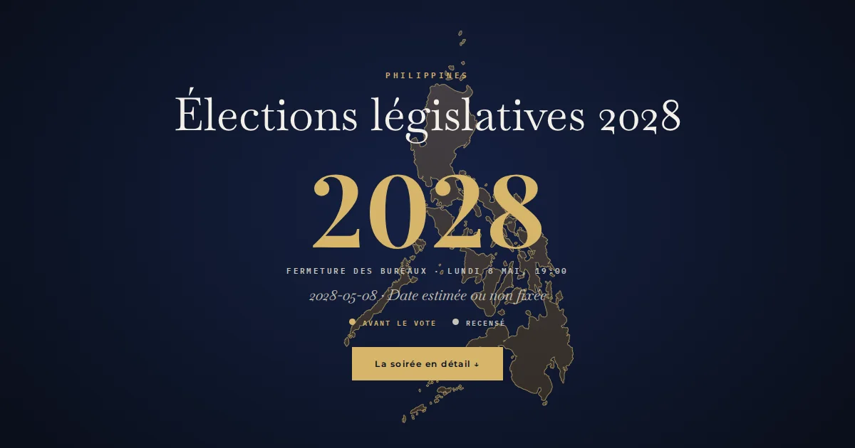 Philippines · Élections législatives