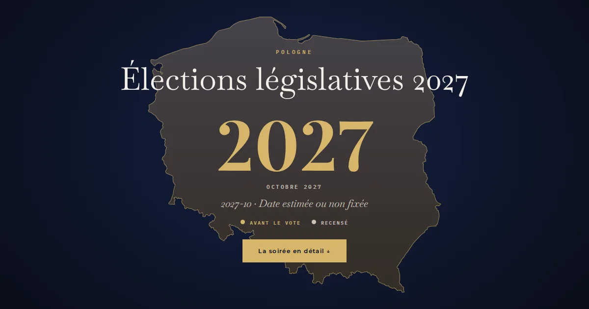 Pologne · Élections législatives