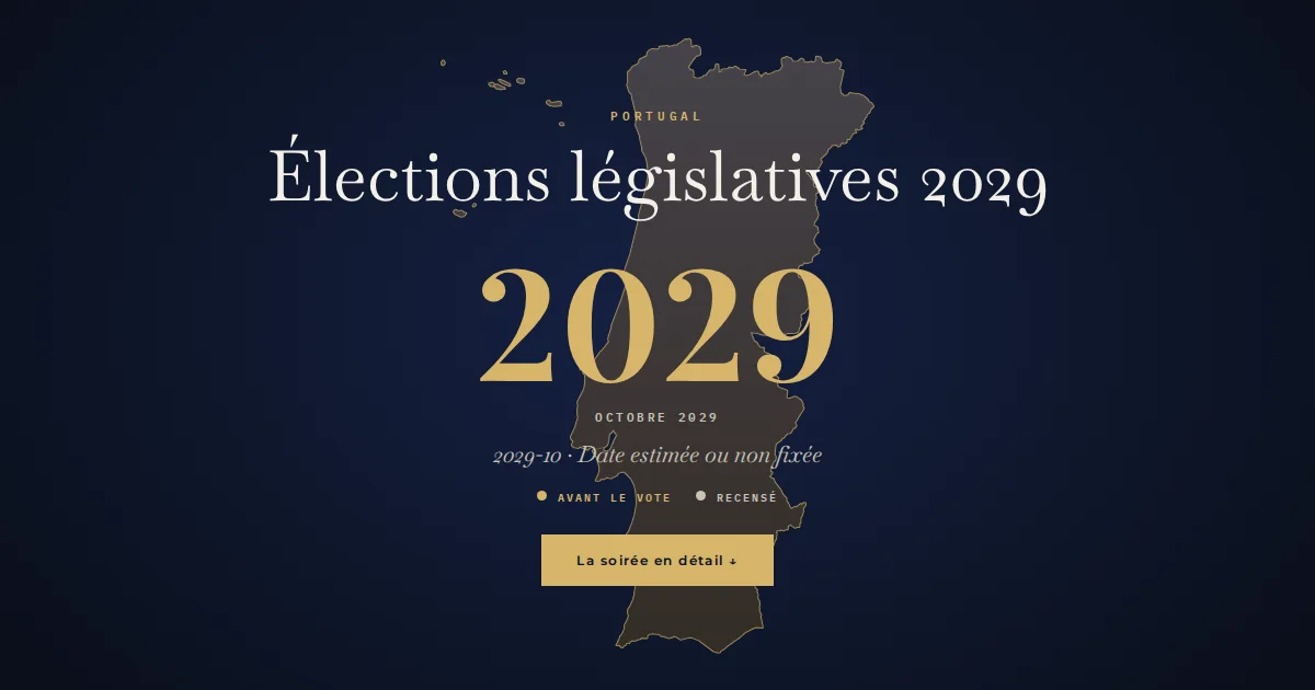 Portugal · Élections législatives