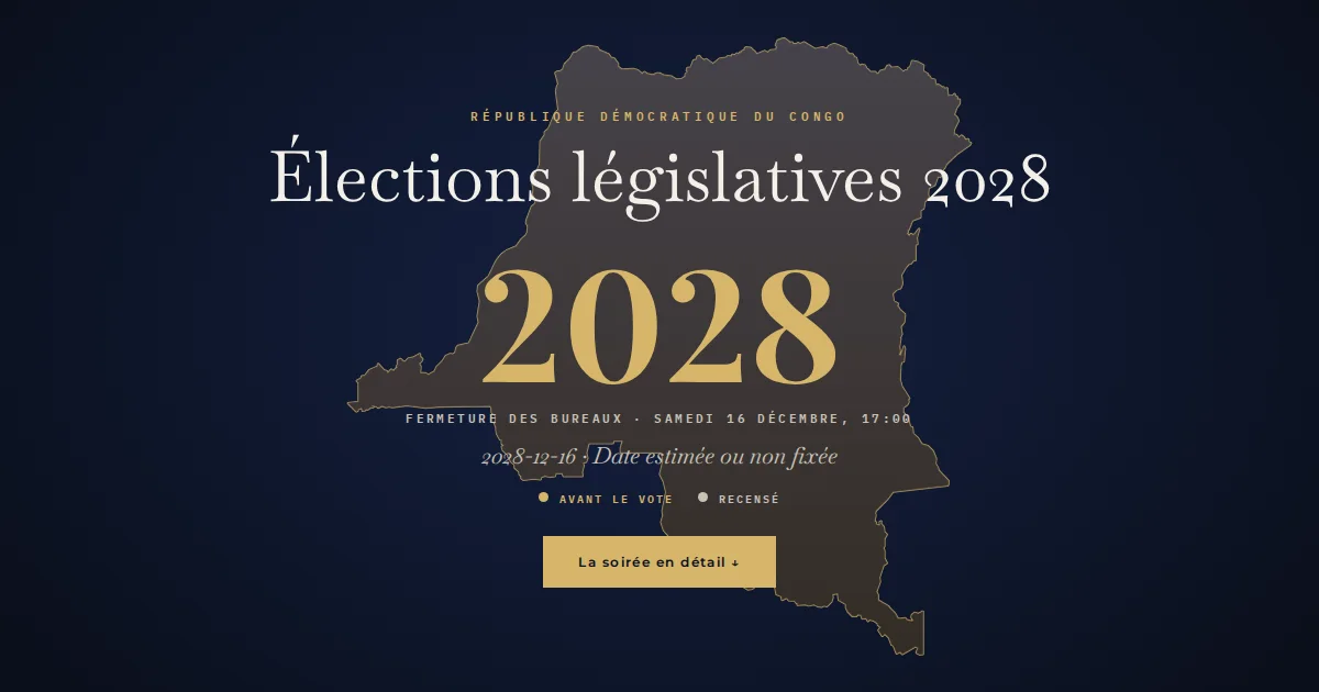 République démocratique du Congo · Élections législatives