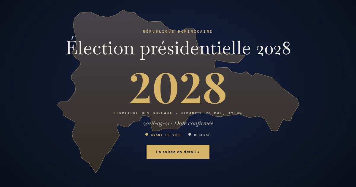 République dominicaine · Élection présidentielle