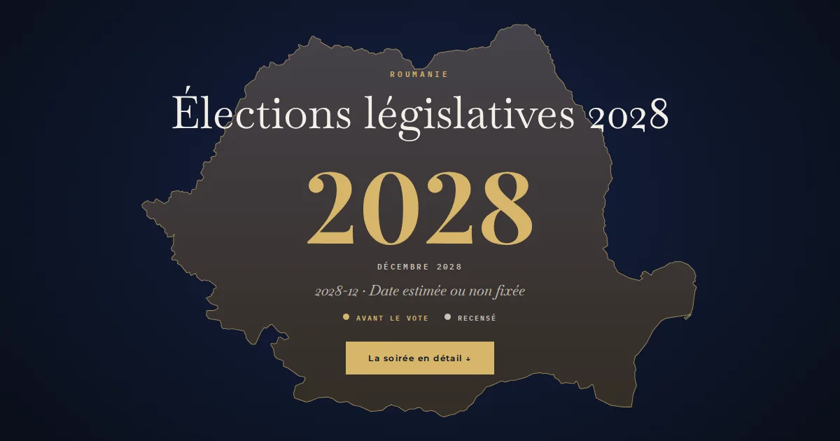 Roumanie · Élections législatives