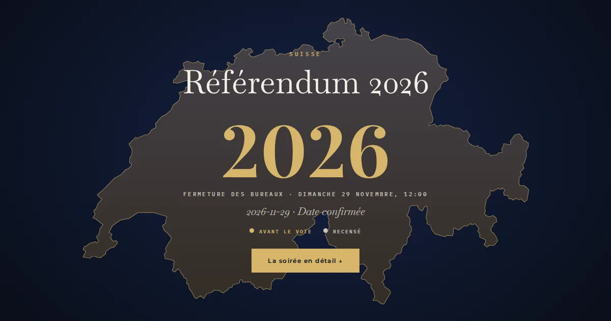 Suisse · Référendum