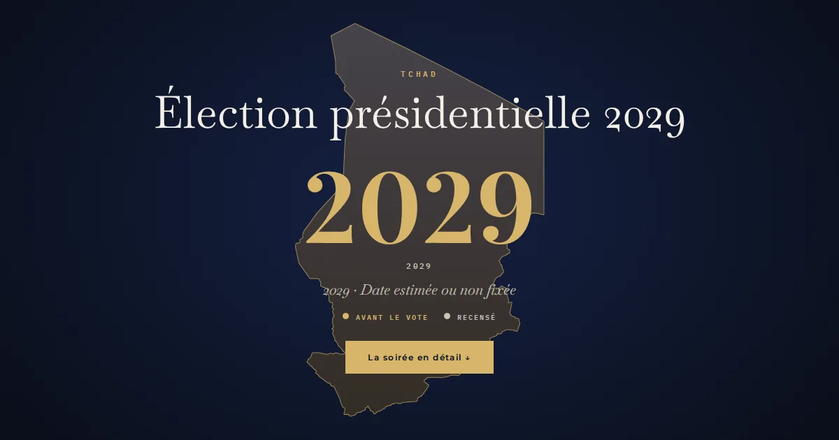 Tchad · Élection présidentielle