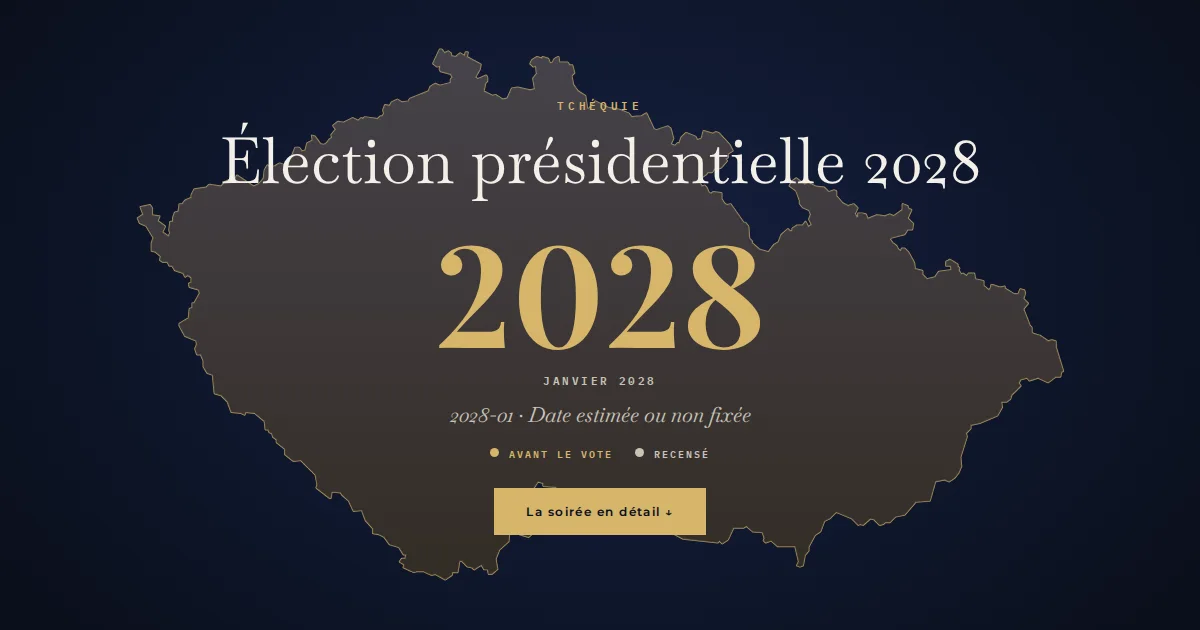 Tchéquie · Élection présidentielle