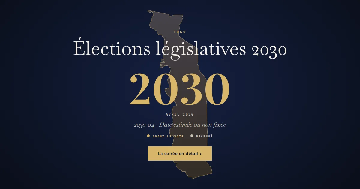 Togo · Élections législatives