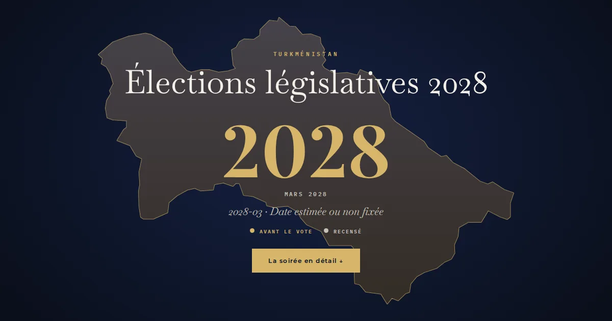 Turkménistan · Élections législatives