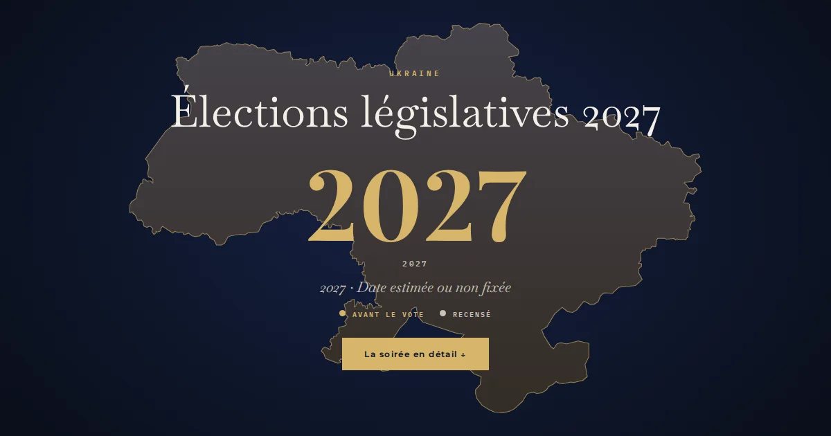 Ukraine · Élections législatives