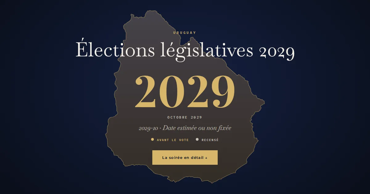 Uruguay · Élections législatives