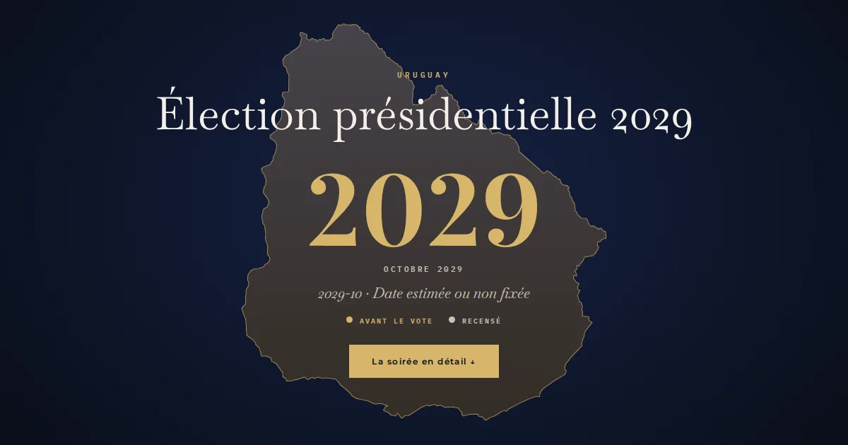 Uruguay · Élection présidentielle