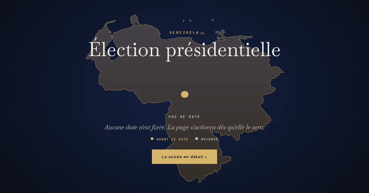 Venezuela · Élection présidentielle